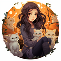Die Katzendame