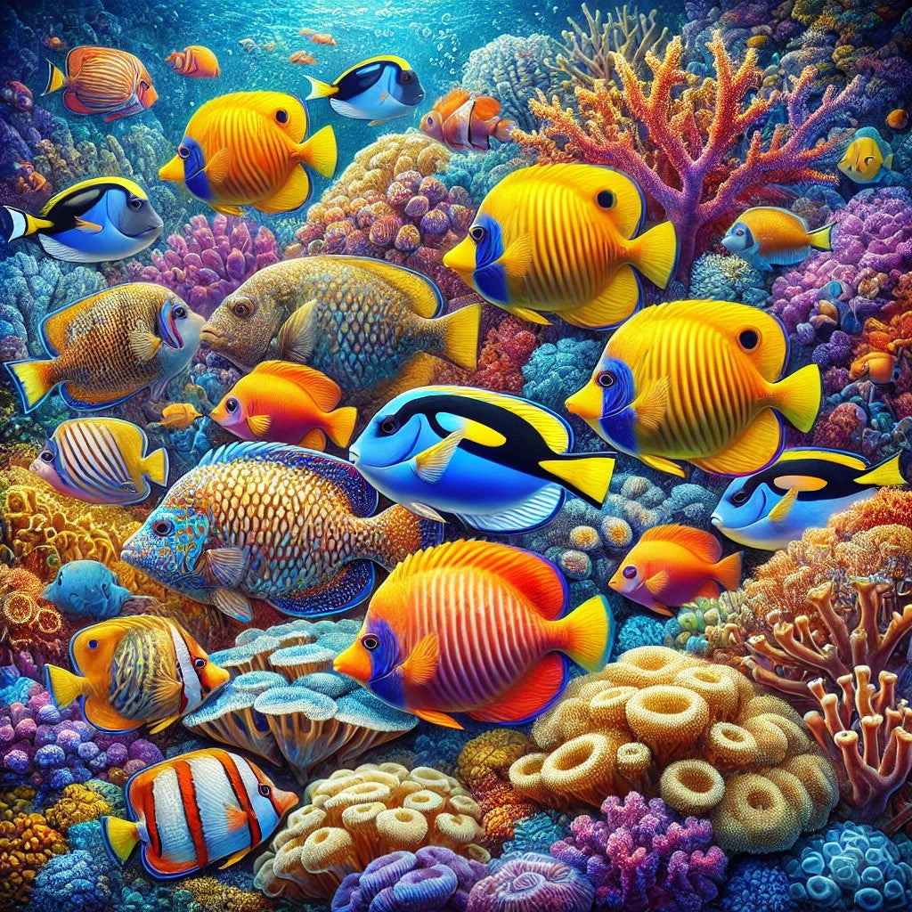 Eintauchen in ein lebendiges Wasserbild