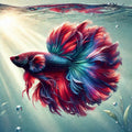 La perfection du betta en lumière naturelle