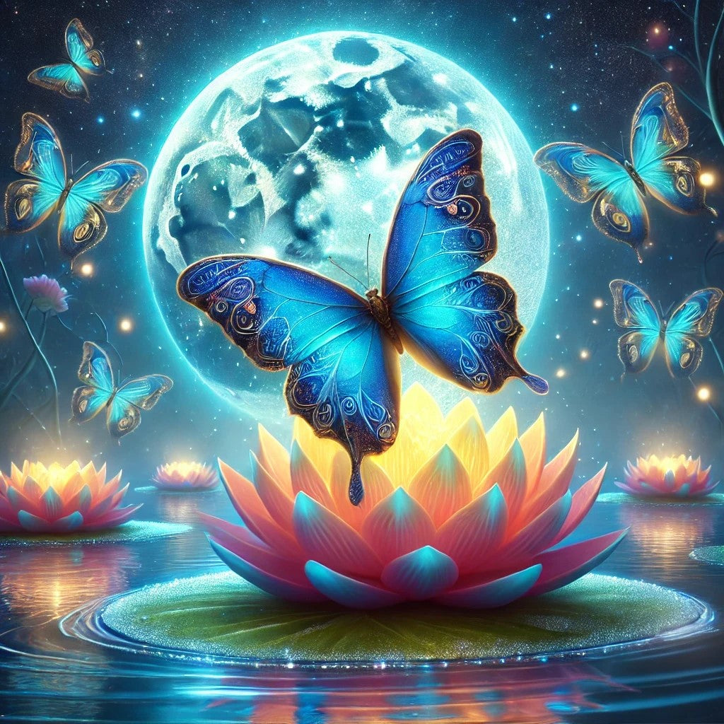 Danse nocturne sur les fleurs de lotus