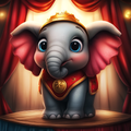 Petit éléphant star du cirque