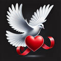 Dove, messenger of love