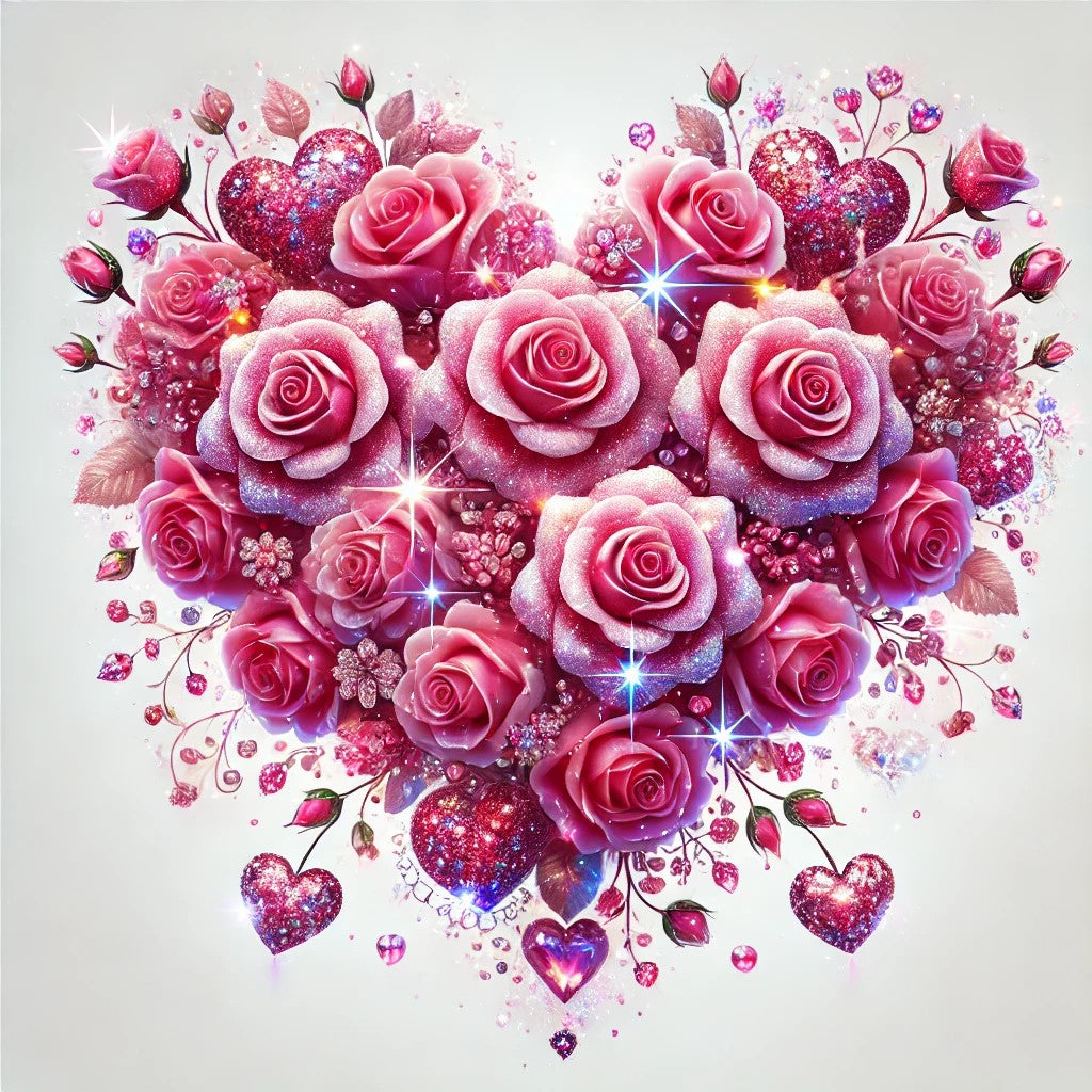 Bouquet scintillant d’amour