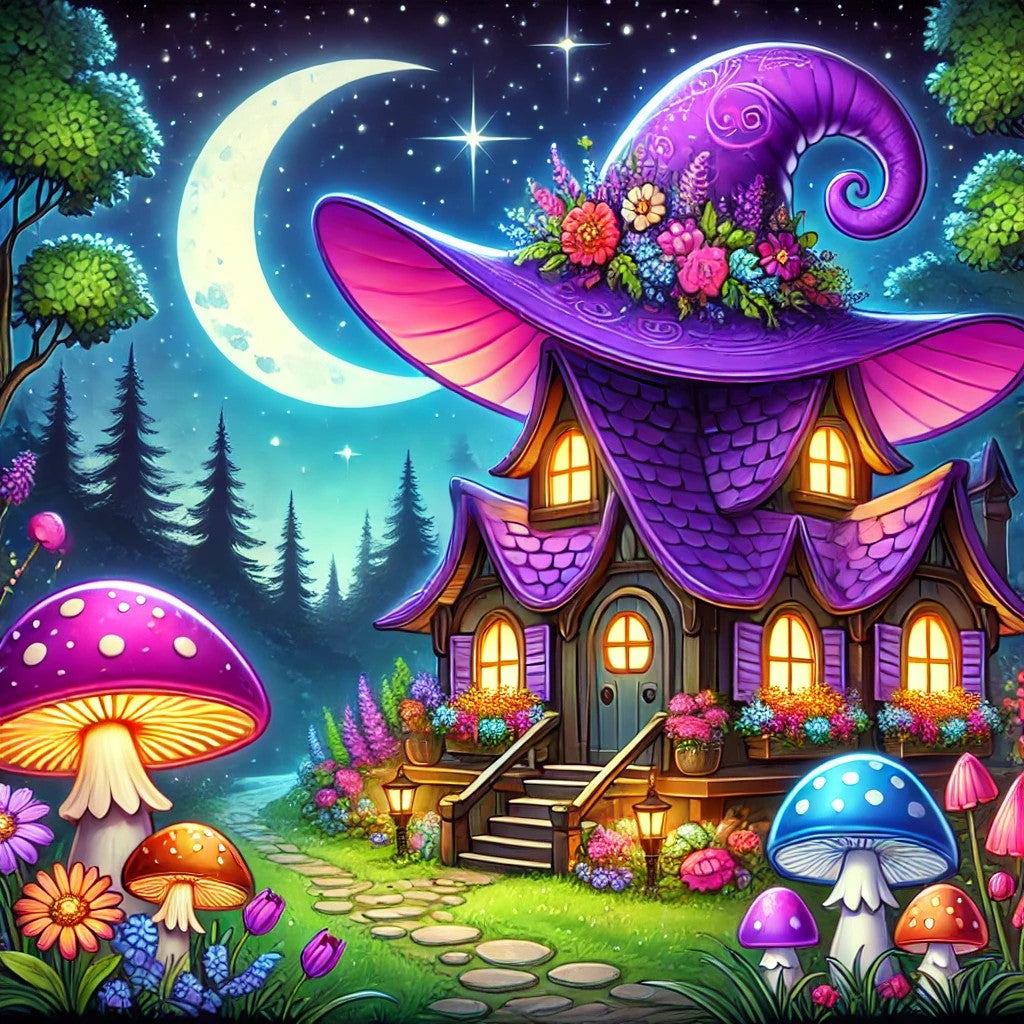 Magie nocturne en forêt