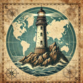 The lighthouse, guide for navigators