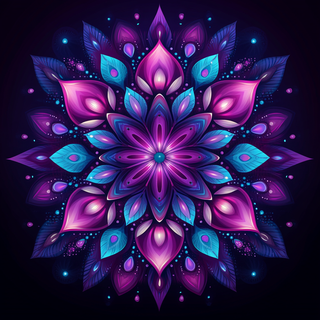Fleur mystique de la nuit