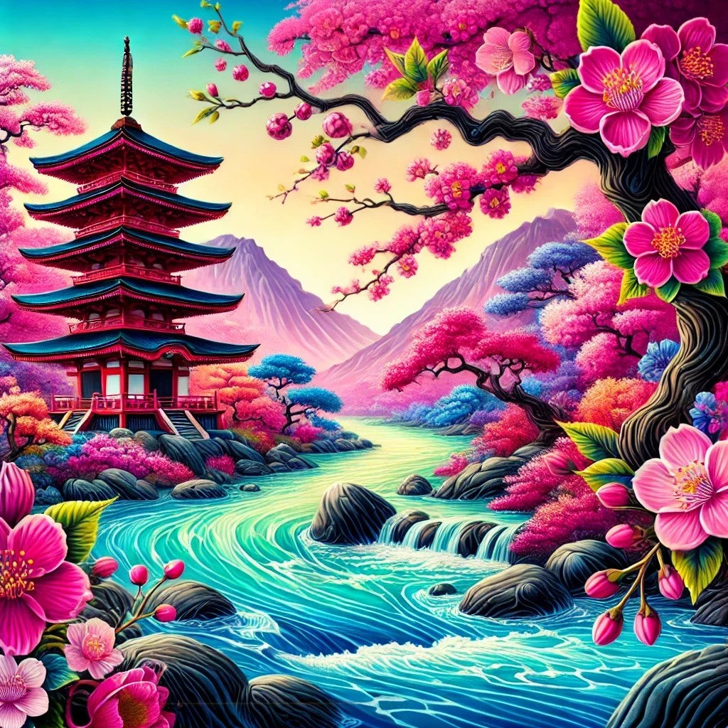 Pagode paisible au bord de l’eau