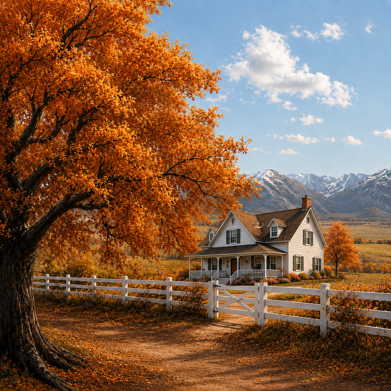 Le Sentier de l'Automne à la Campagne
