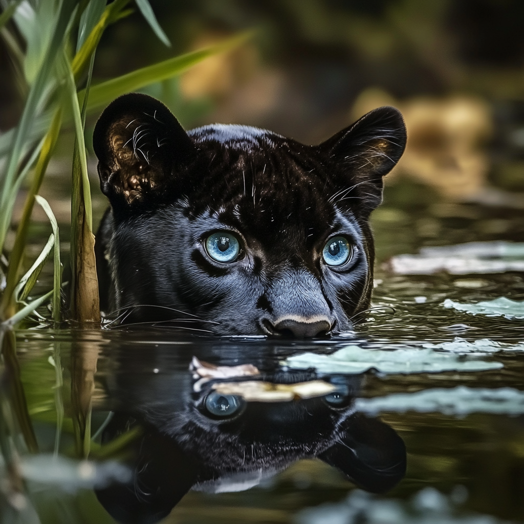 Éveil sauvage dans la rivière