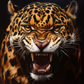 Brutale Kraft des Jaguars