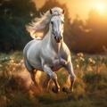 La puissance d’un cheval sauvage