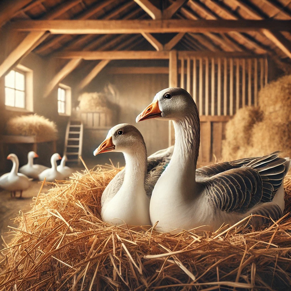 Un nid douillet sous la charpente