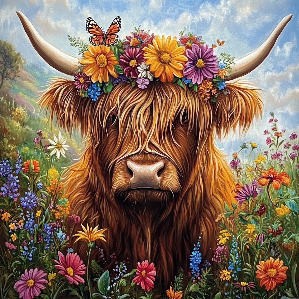 La Vache Bohème des Champs Sauvages