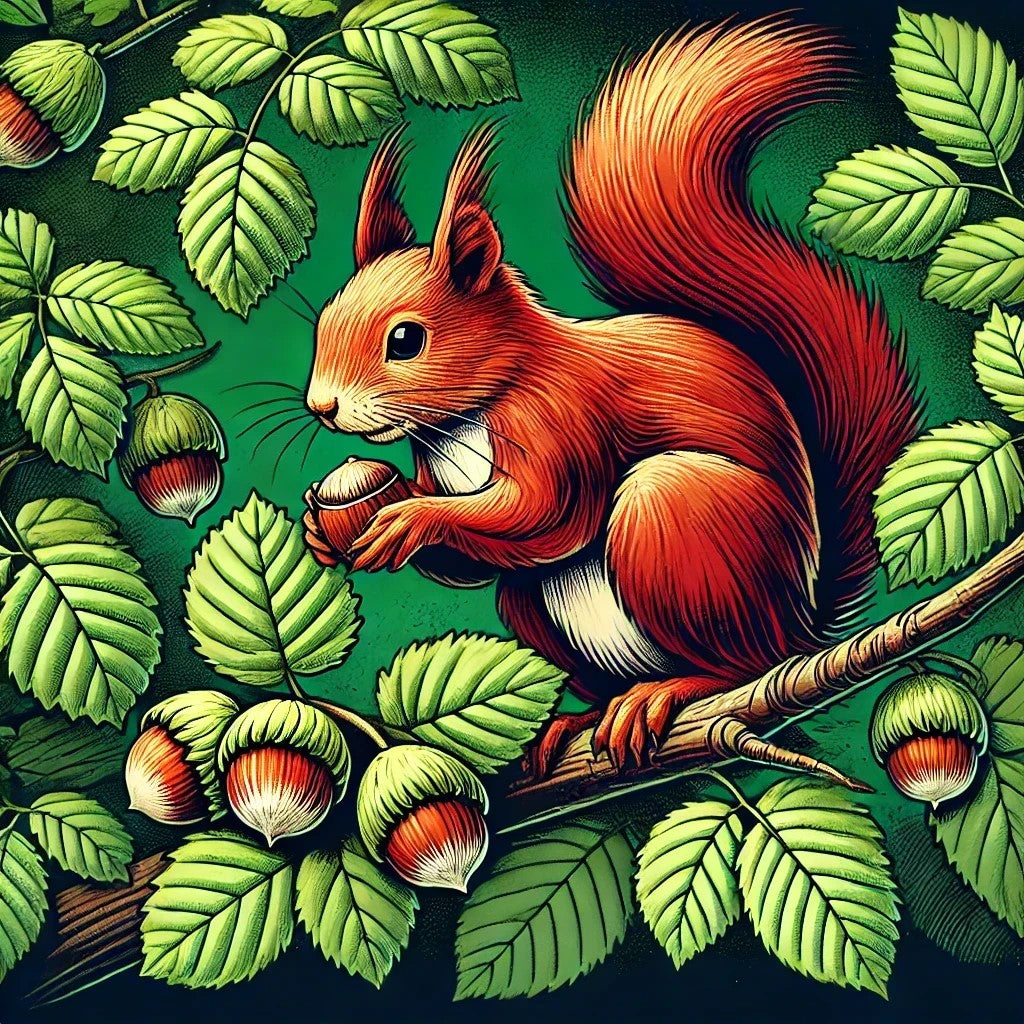 La cueillette des noisettes