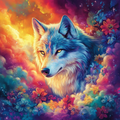 Wolf im Sternengarten