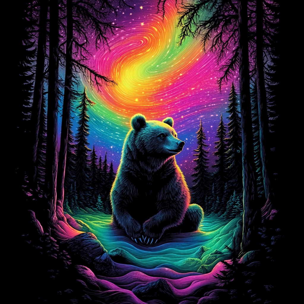 Le calme dans la Forêt Étoilée