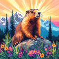 The Marmot and the Floral Paradise