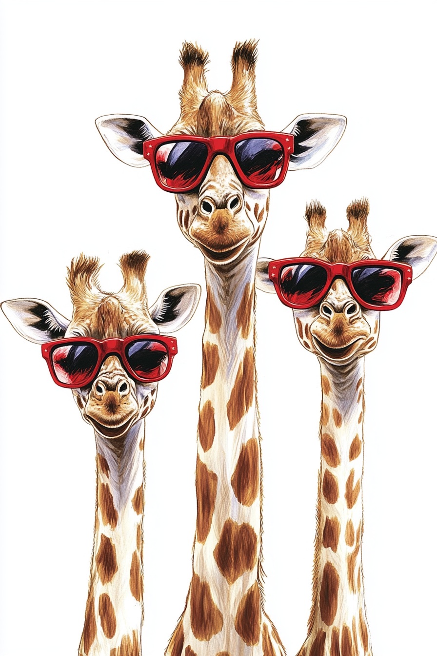 Les girafes les plus cool de la savane
