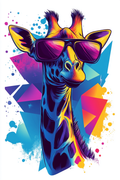 La girafe qui ne passe pas inaperçue