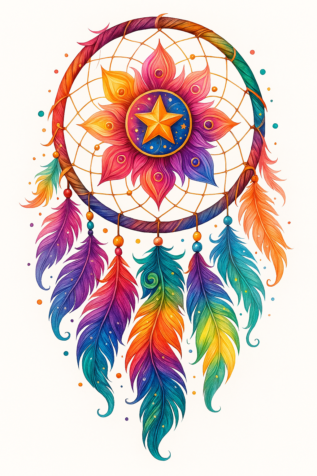 Étoile sacrée des couleurs
