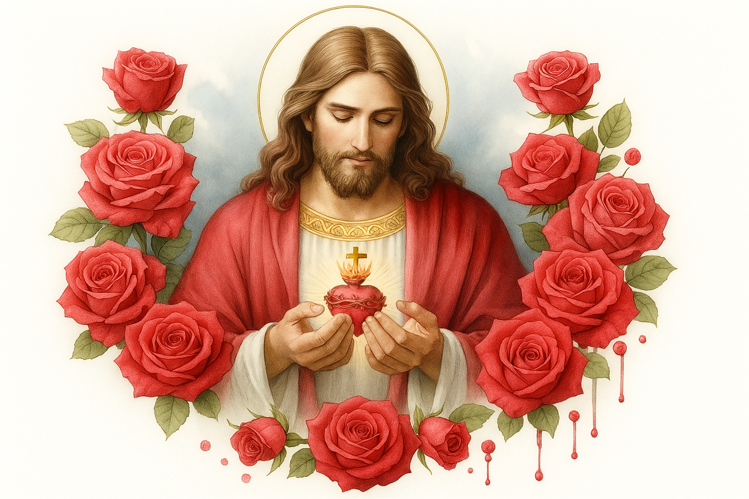L'Amour Sacré et l'Éclat des Roses