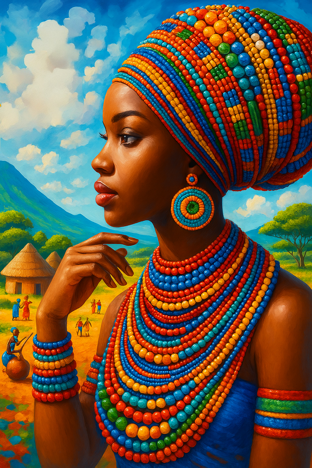 Femme du village, reine du monde