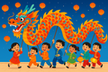 Sourires au rythme du dragon