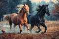 Les maîtres des plaines au galop