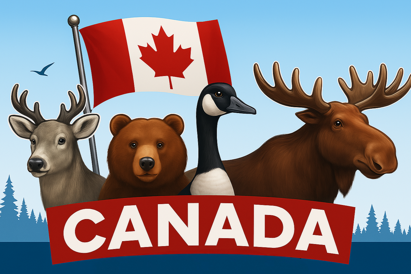 Portrait animalier du Canada
