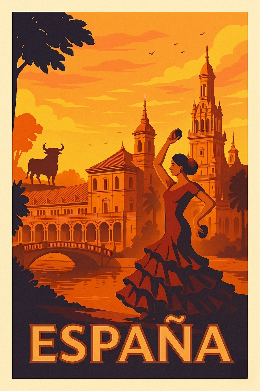 Flamenco sous le ciel andalou