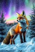 Der Fuchs und die Nordlichter