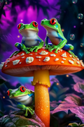 Les petits rois du champignon magique