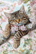 Florale Süße und ein Katzennickerchen