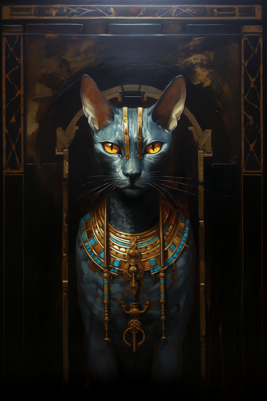 Bastet, déesse féline de l’Égypte ancienne