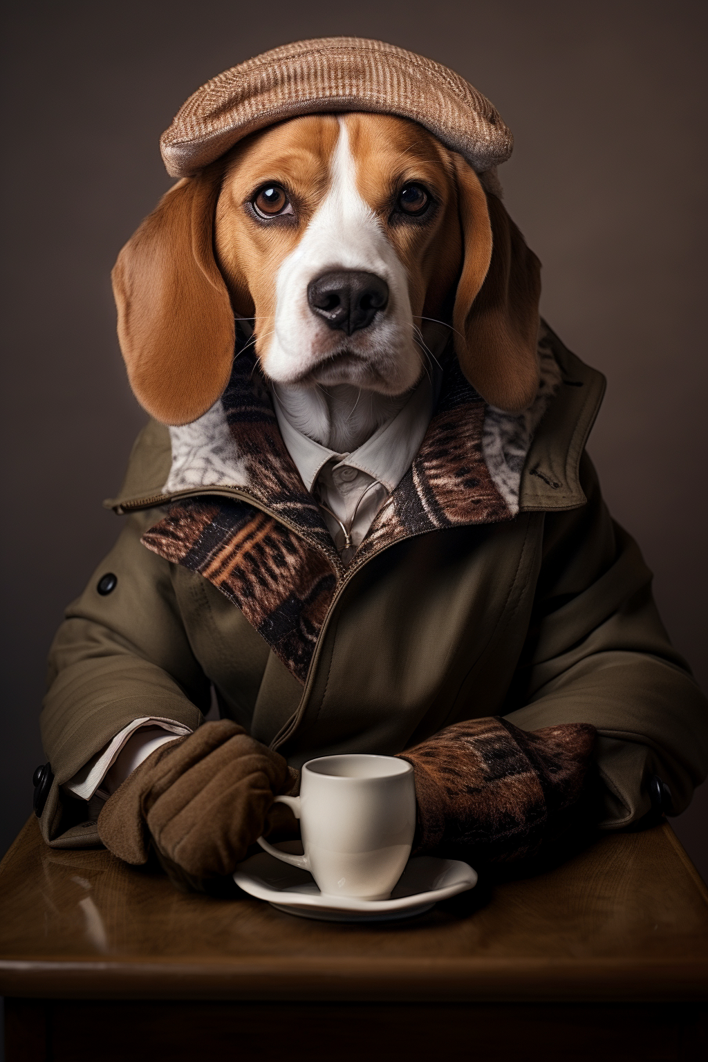 L'heure du thé avec Sir Beagle