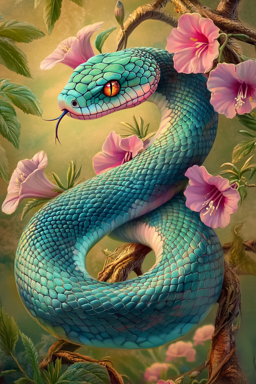 Portrait d’un prédateur fleuri