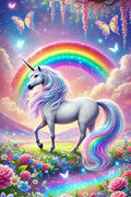 Royaume féerique et licorne magique