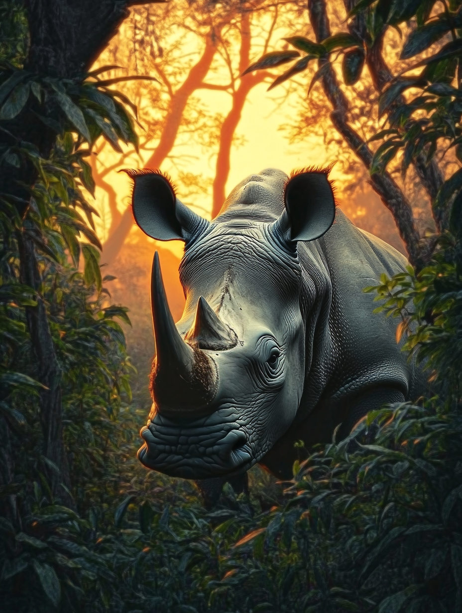 Le Rhinocéros et la Lumière Divine