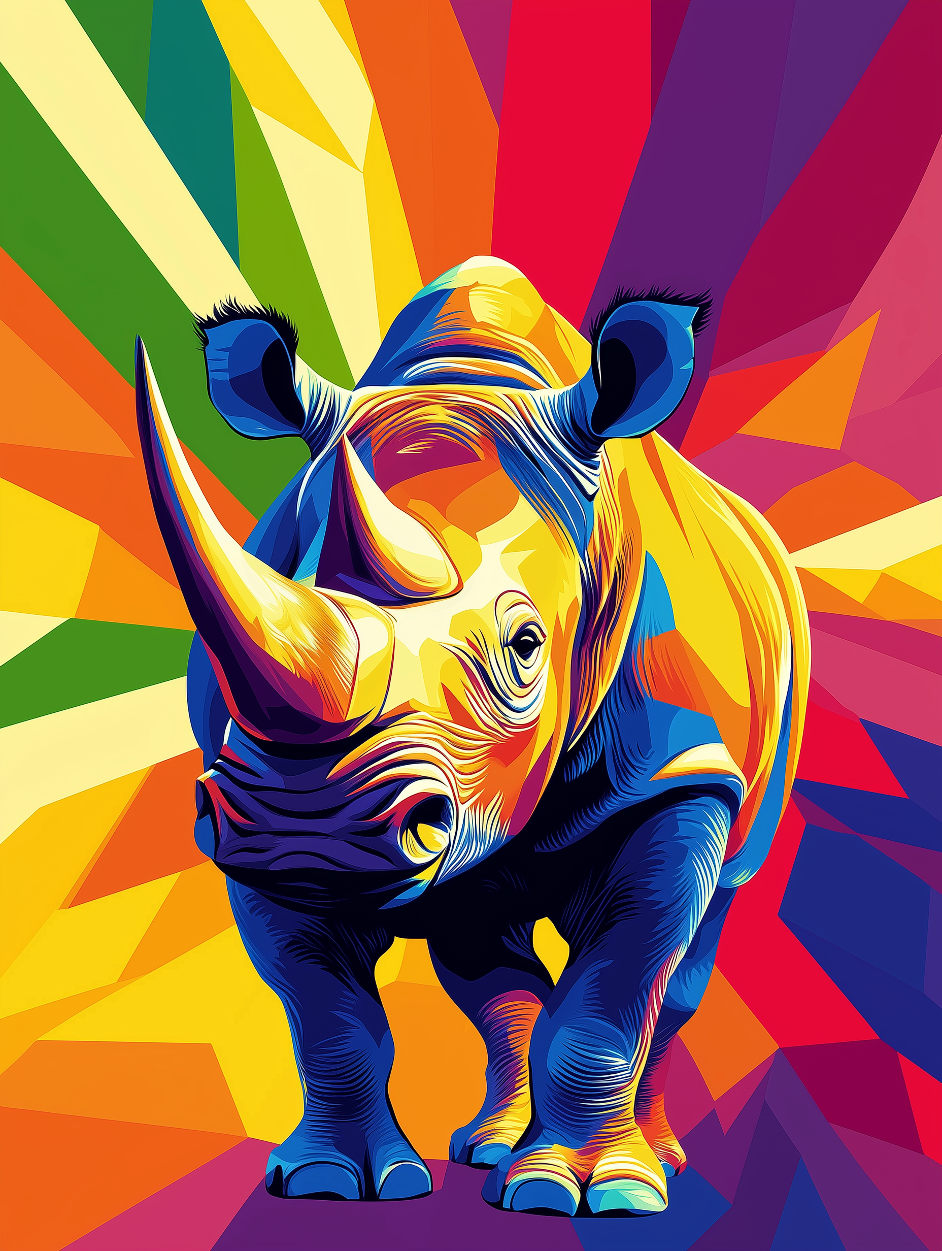Le Voyage coloré du Rhinocéros