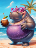 Cocktail Hour with Mrs. Hippo