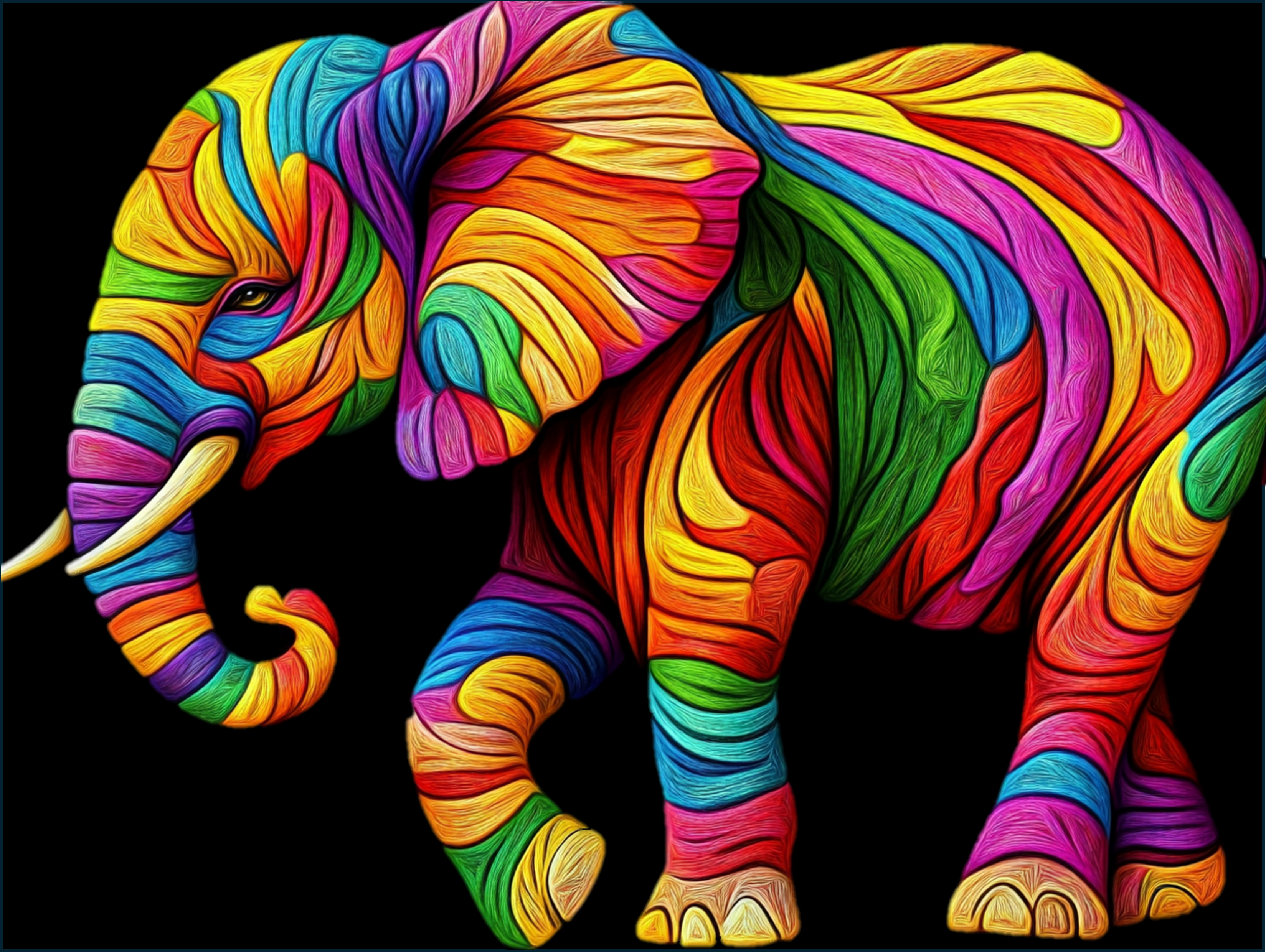 Arc-en-Ciel de Force Éléphantesque