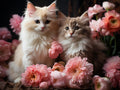 Portrait floral de deux compagnons
