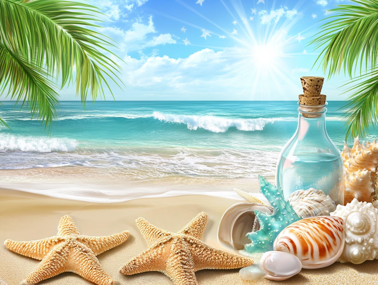 Entre coquillages et étoiles de mer
