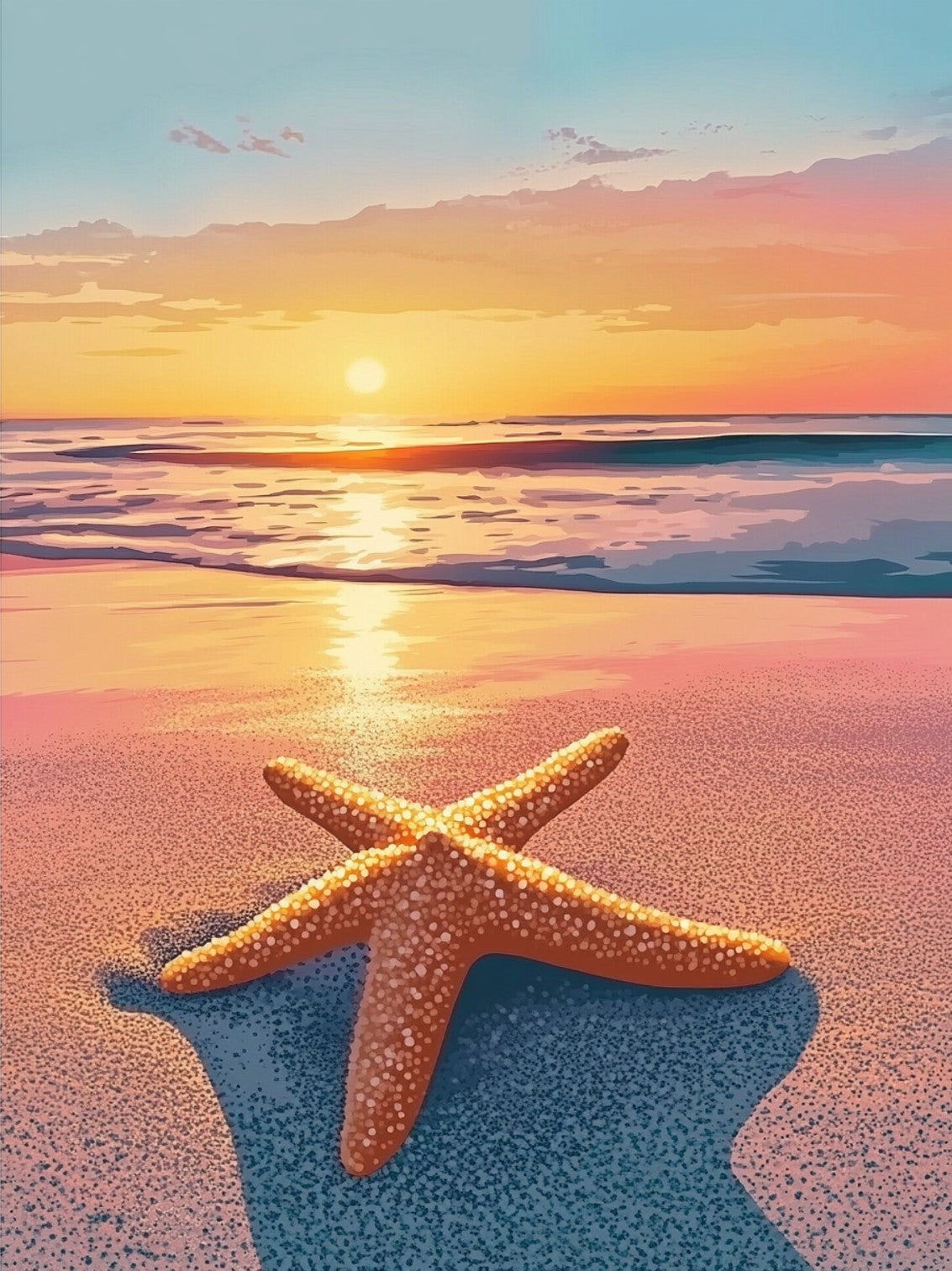 Douceur d’un soir au bord de la plage