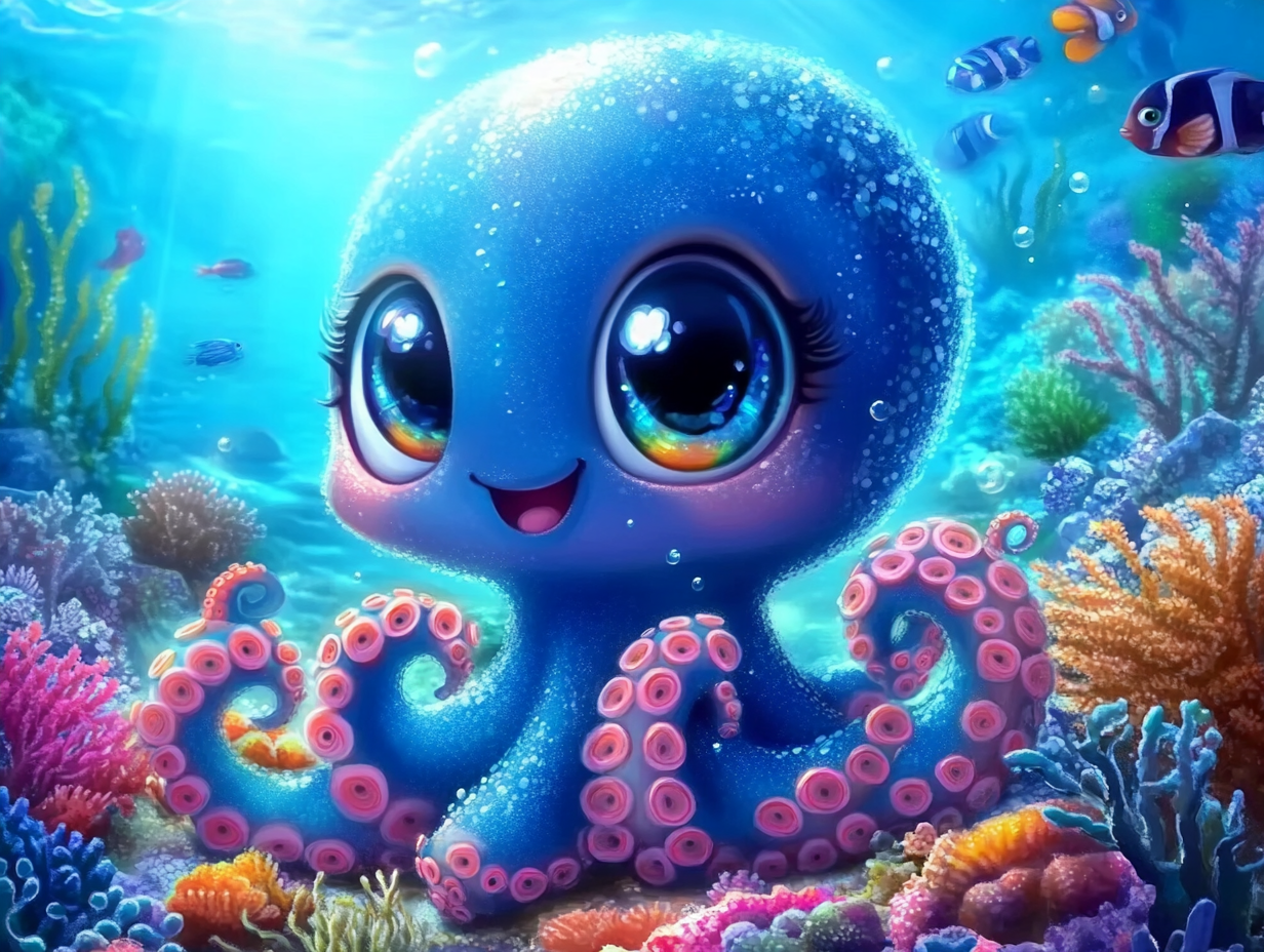 L’adorable pieuvre des récifs