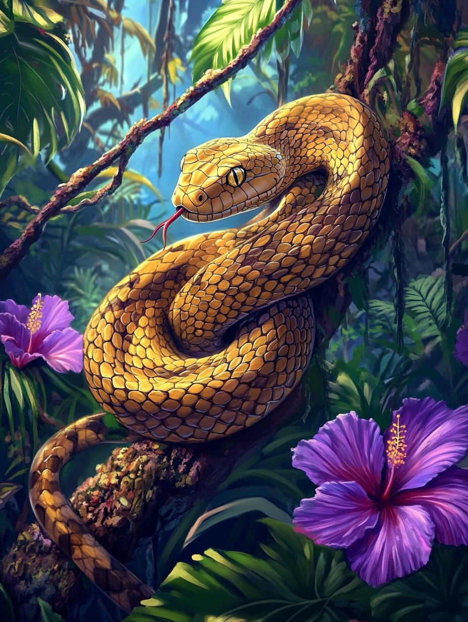 Le gardien doré de la jungle