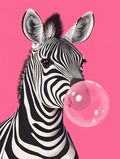 Rayures et bubble-gum : un duo inattendu