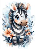 Le zèbre le plus mignon de la savane