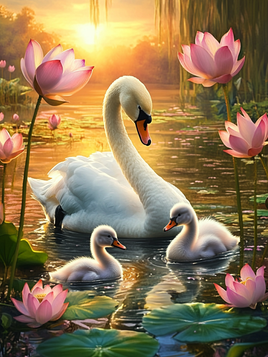 Lumière et tendresse matinale