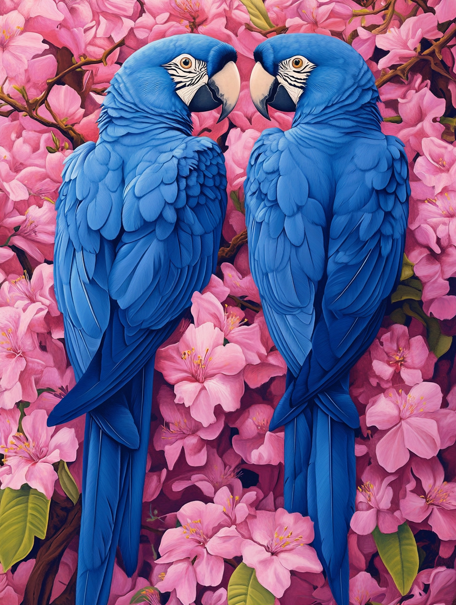 L'Amour en Bleu au Pays des Cerisiers